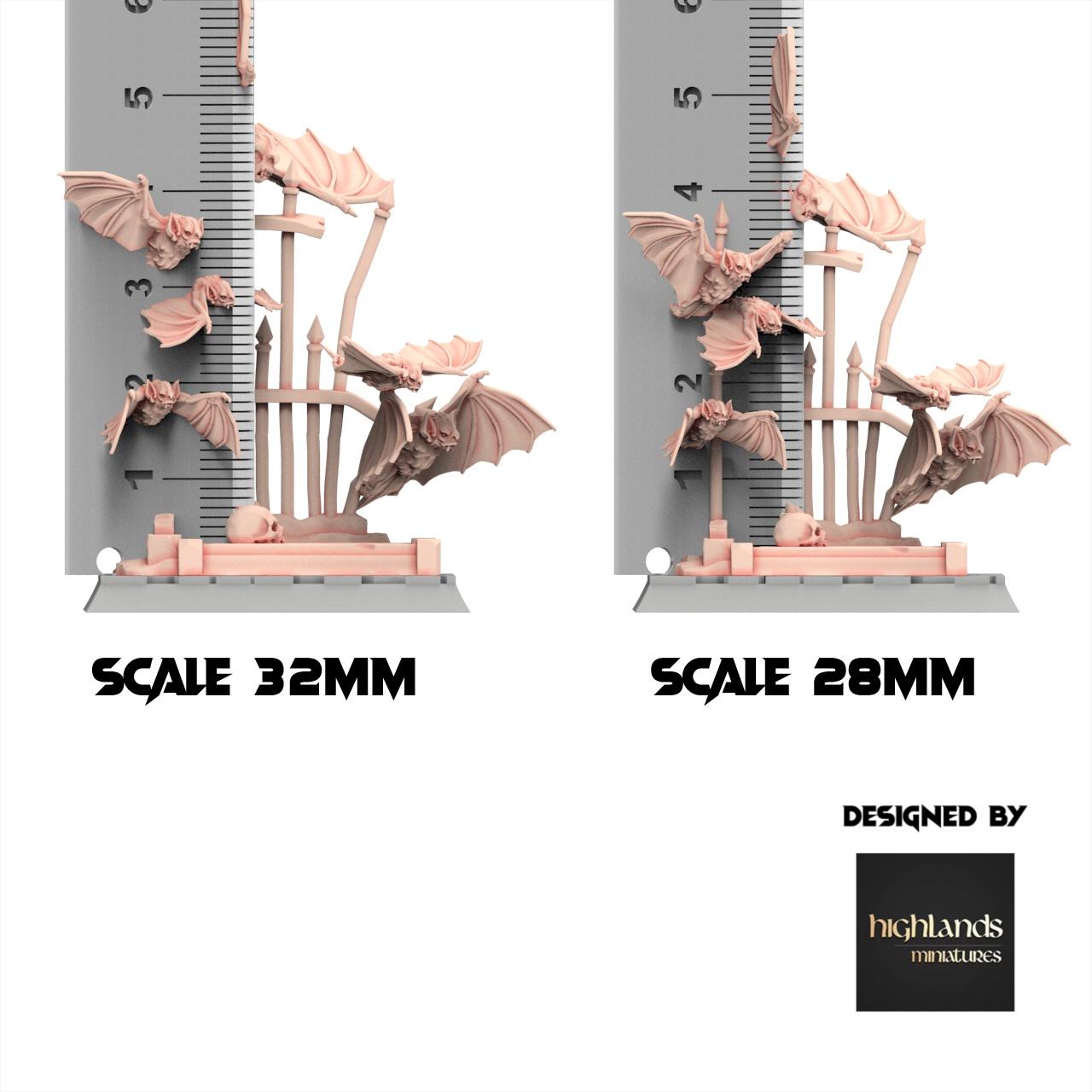 Undead - Bat Swarm - Transilvanya - Highlands Miniatures