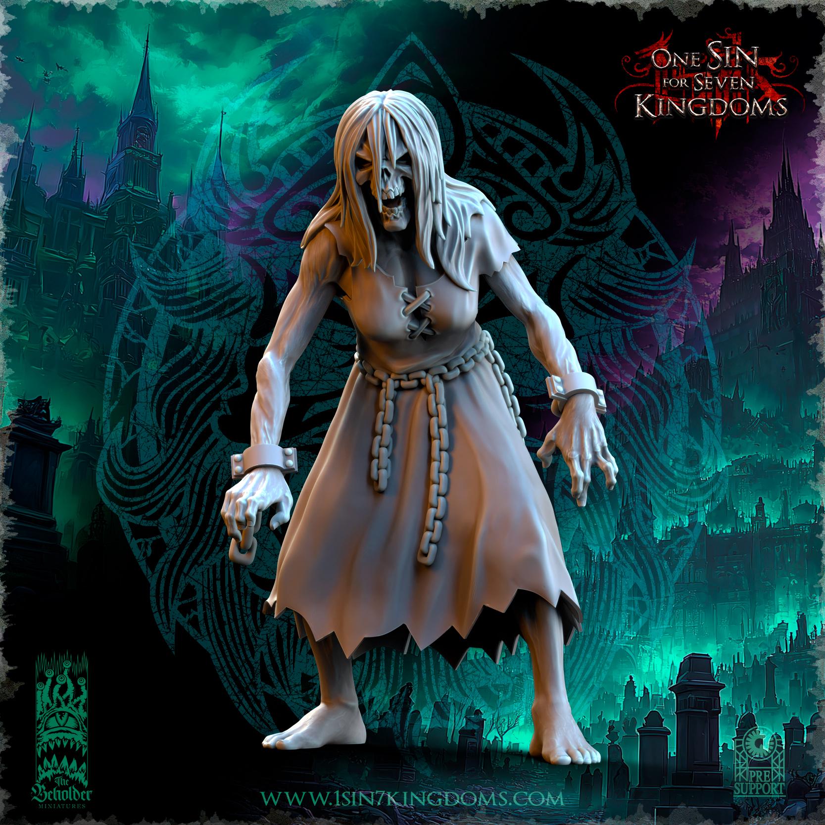 Undead 32/28mm - Brainless Walkers - Undying Legions - The Beholder Miniatures