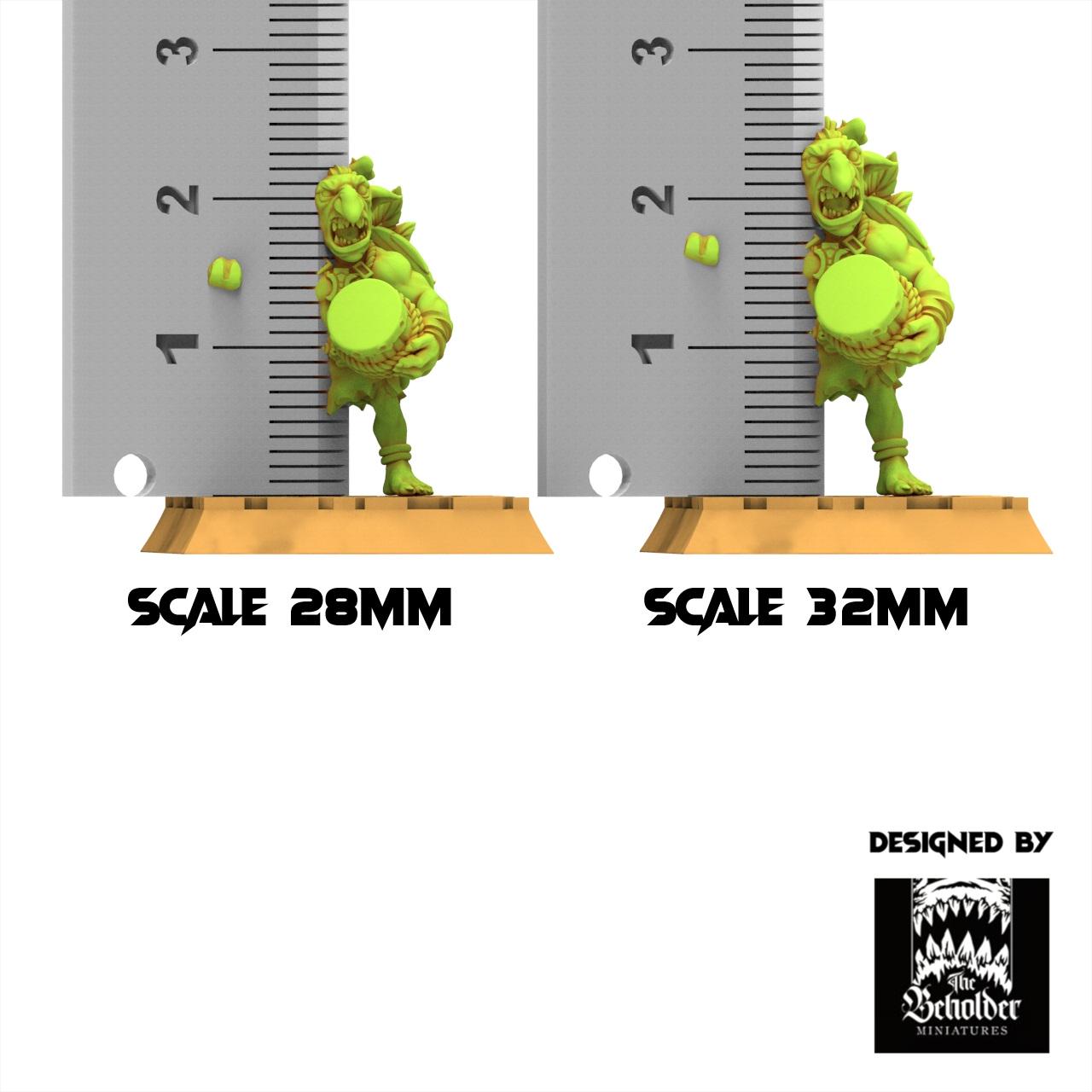 Orc & Goblin - Goblins Jungle Warriors - The Black horde - The Beholder Miniatures