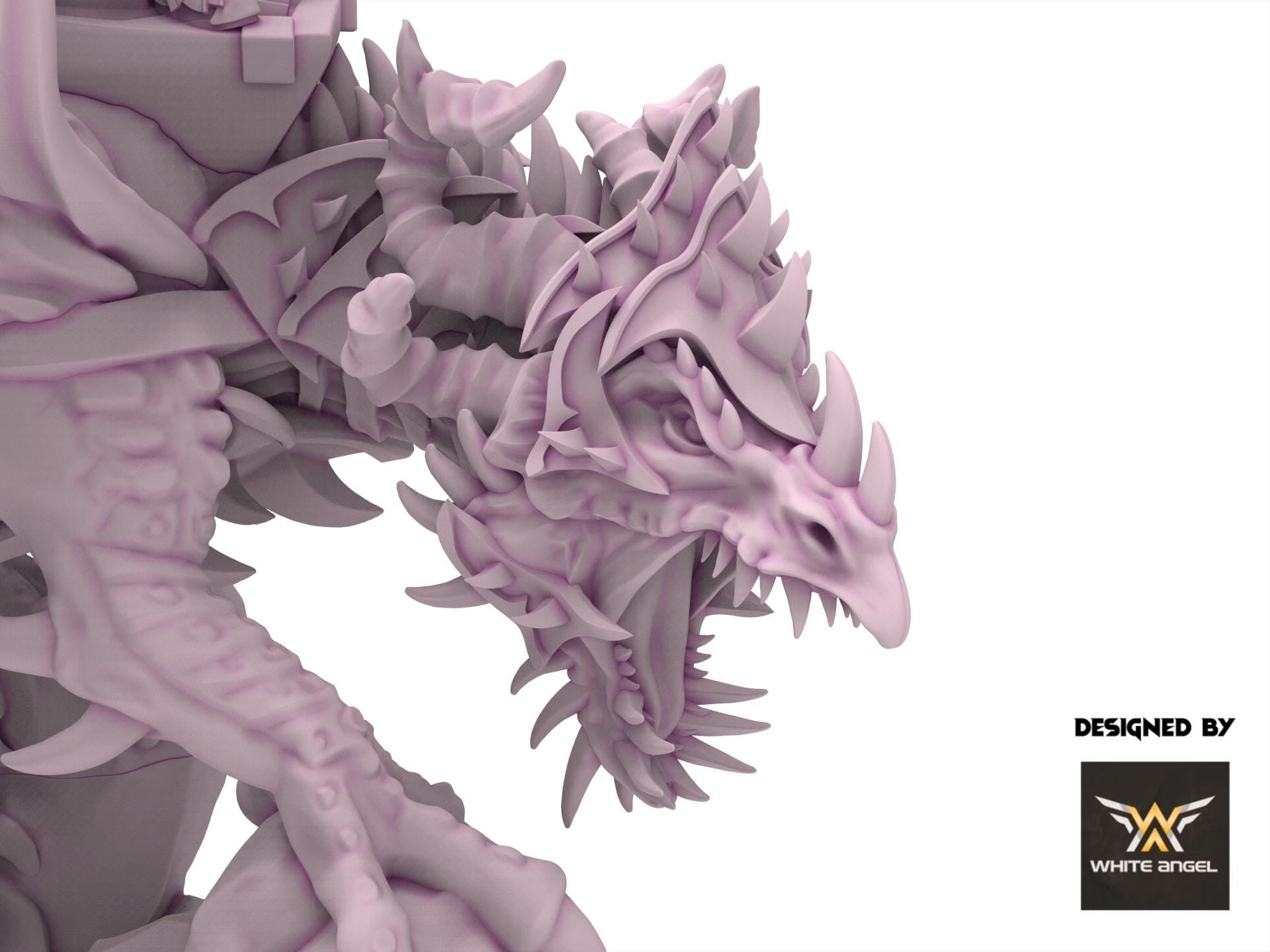 Dark Elves - Dark Emperor Dragon - Slaves of Darkness - White Angel Miniatures
