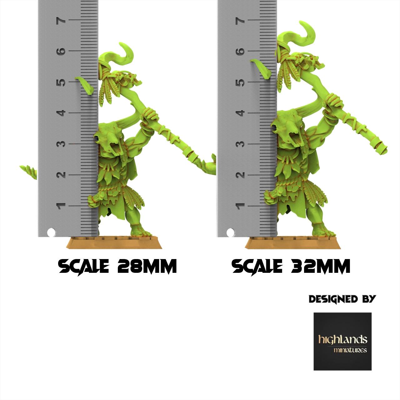 Orc & Goblin - Cave Orc Shaman - Moredhun's Orc - Highlands Miniature