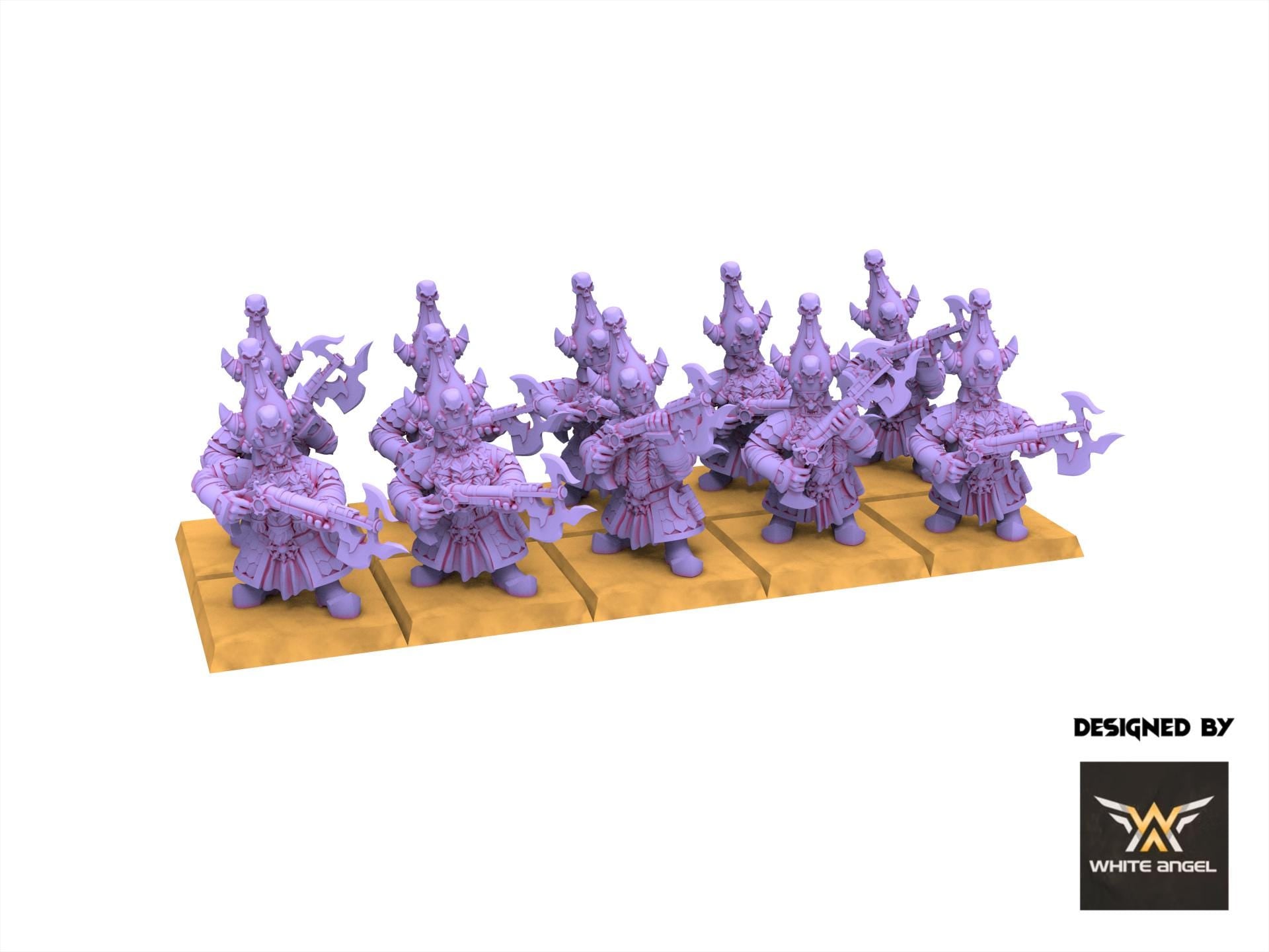 Chaos Dwarves - Infernal Whistle - Infernal Dwarves - White Angel Miniatures
