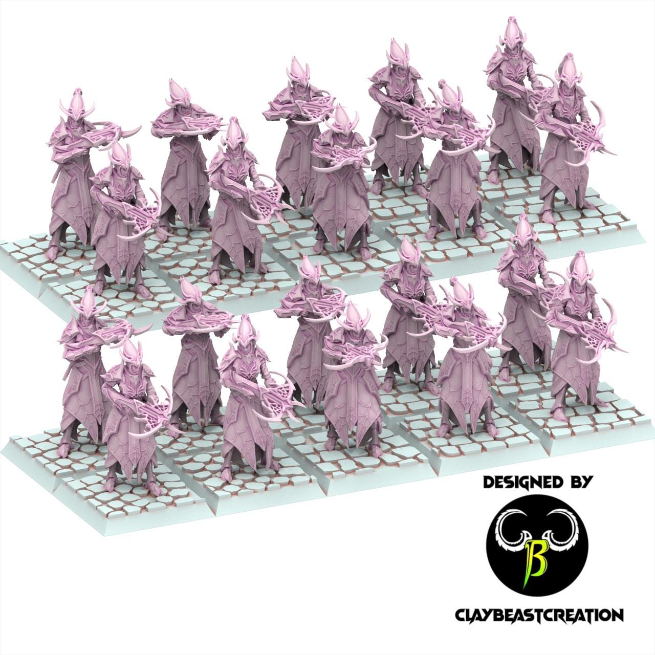 Dark Elves - Crossbowmen - Cult of the Eight - ClayBeastCreation