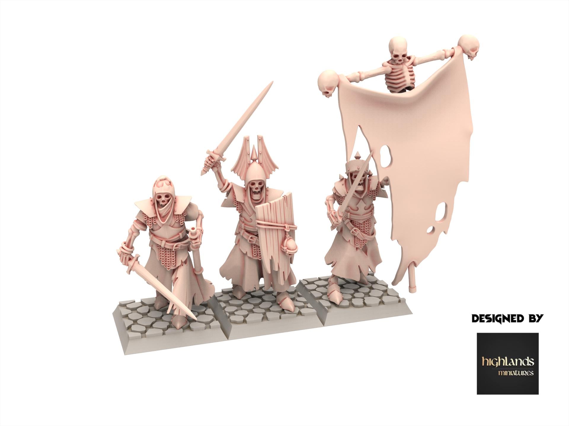 Undead - Skeletal Guard V2 - Transilvanya - Highlands Miniatures
