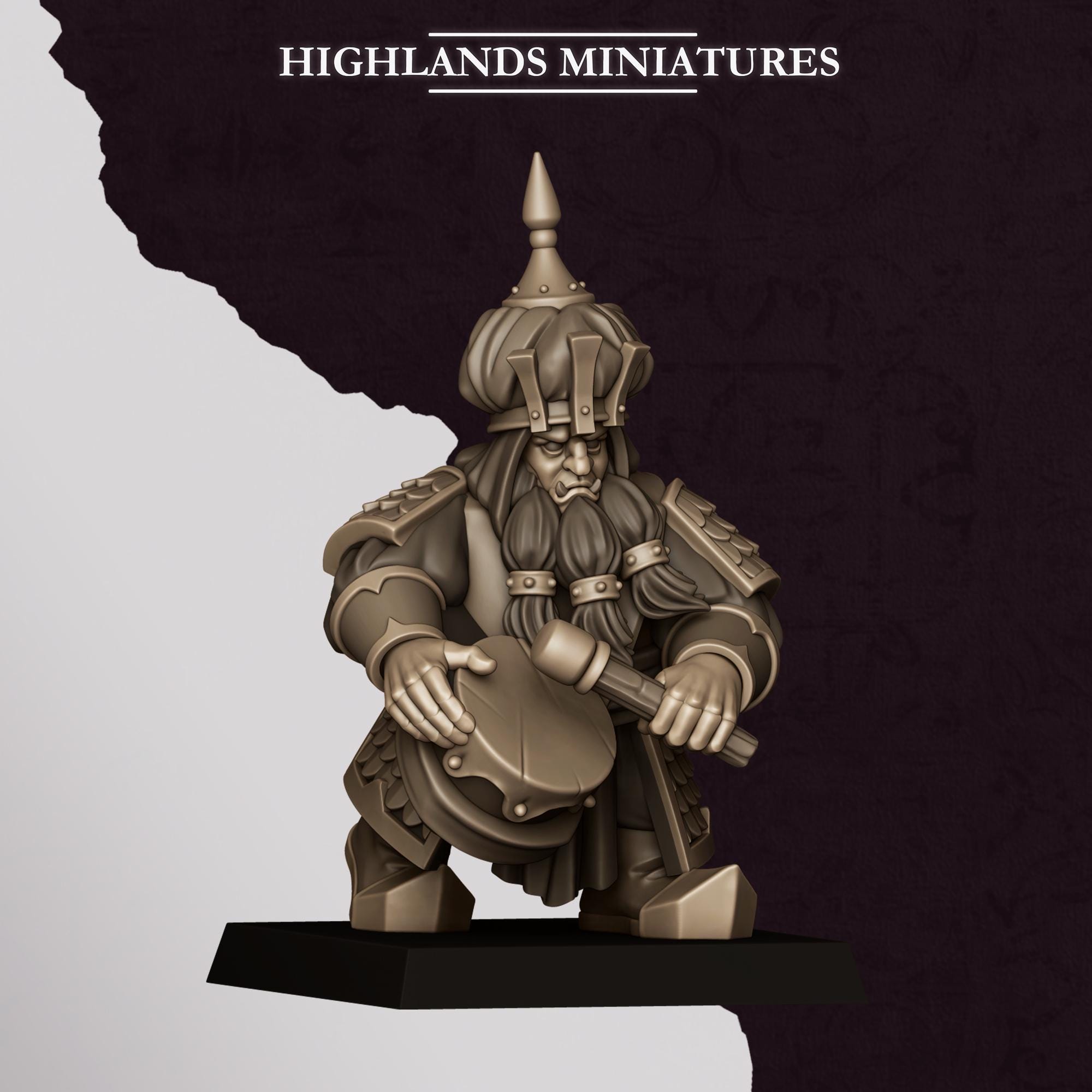 Chaos Dwarves - Warriors - Sons of Marduk - Highlands Miniatures