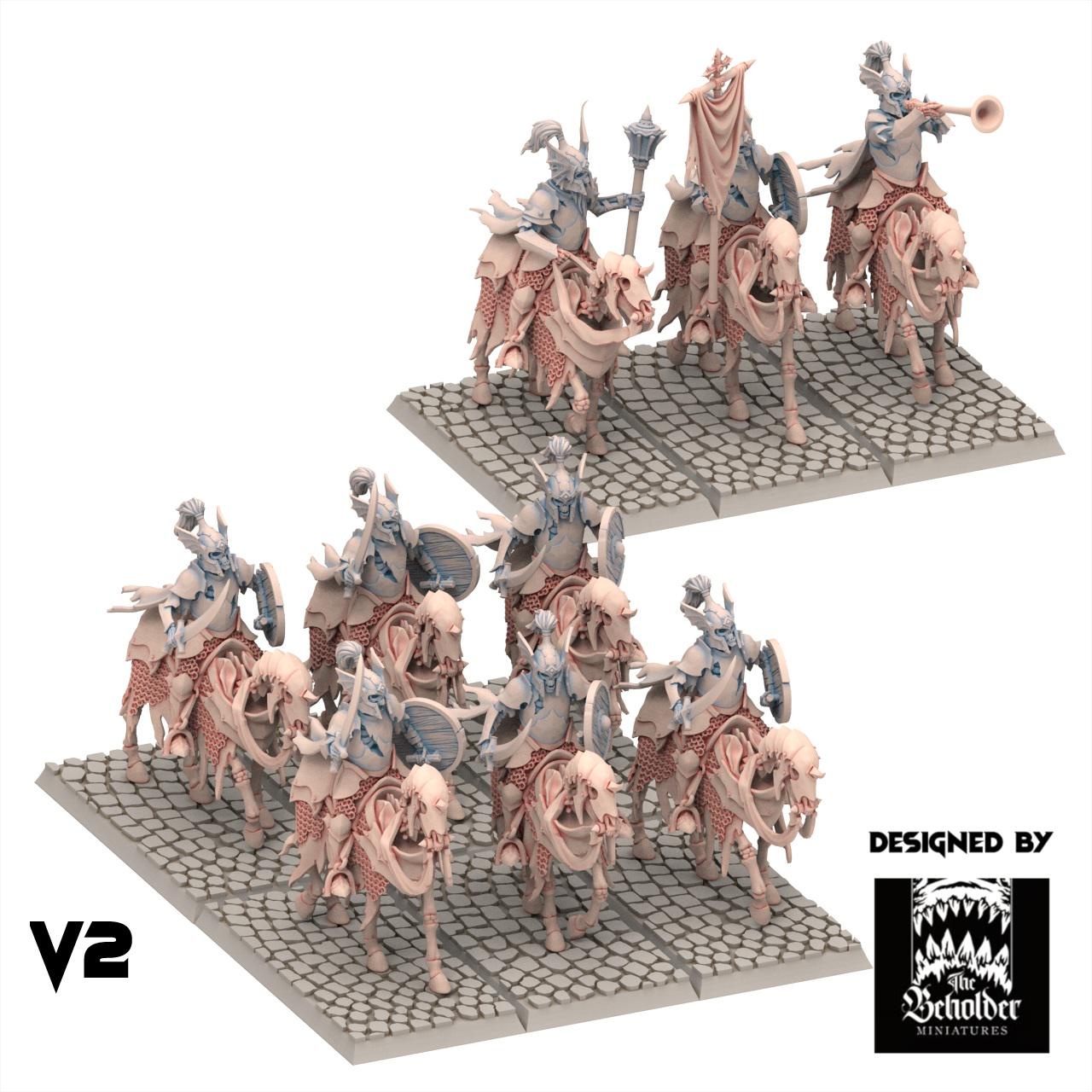 Undead 32/28mm - Grave Knights - Undying Legions - The Beholder Miniatures