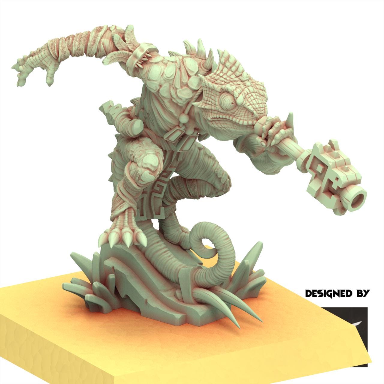 Lizardmen 28/32mm - Chameleon Lizards - White Angel Miniatures