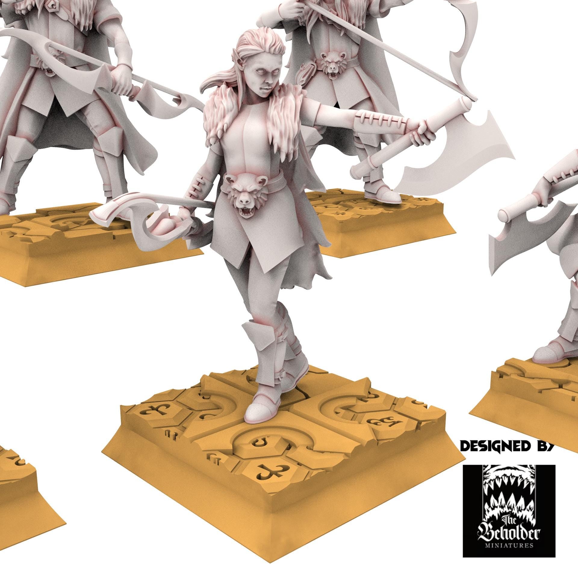 Hight Elves - Woodmen - Silvermoor - The Beholder Miniatures