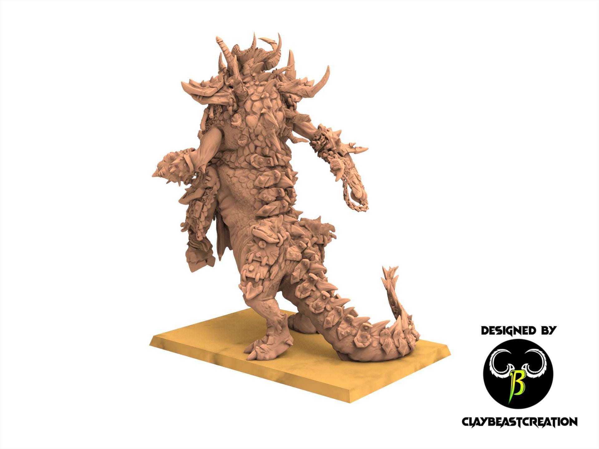 Beastmen - Ancient Centigon - Fallen Beast - ClayBeastCreation
