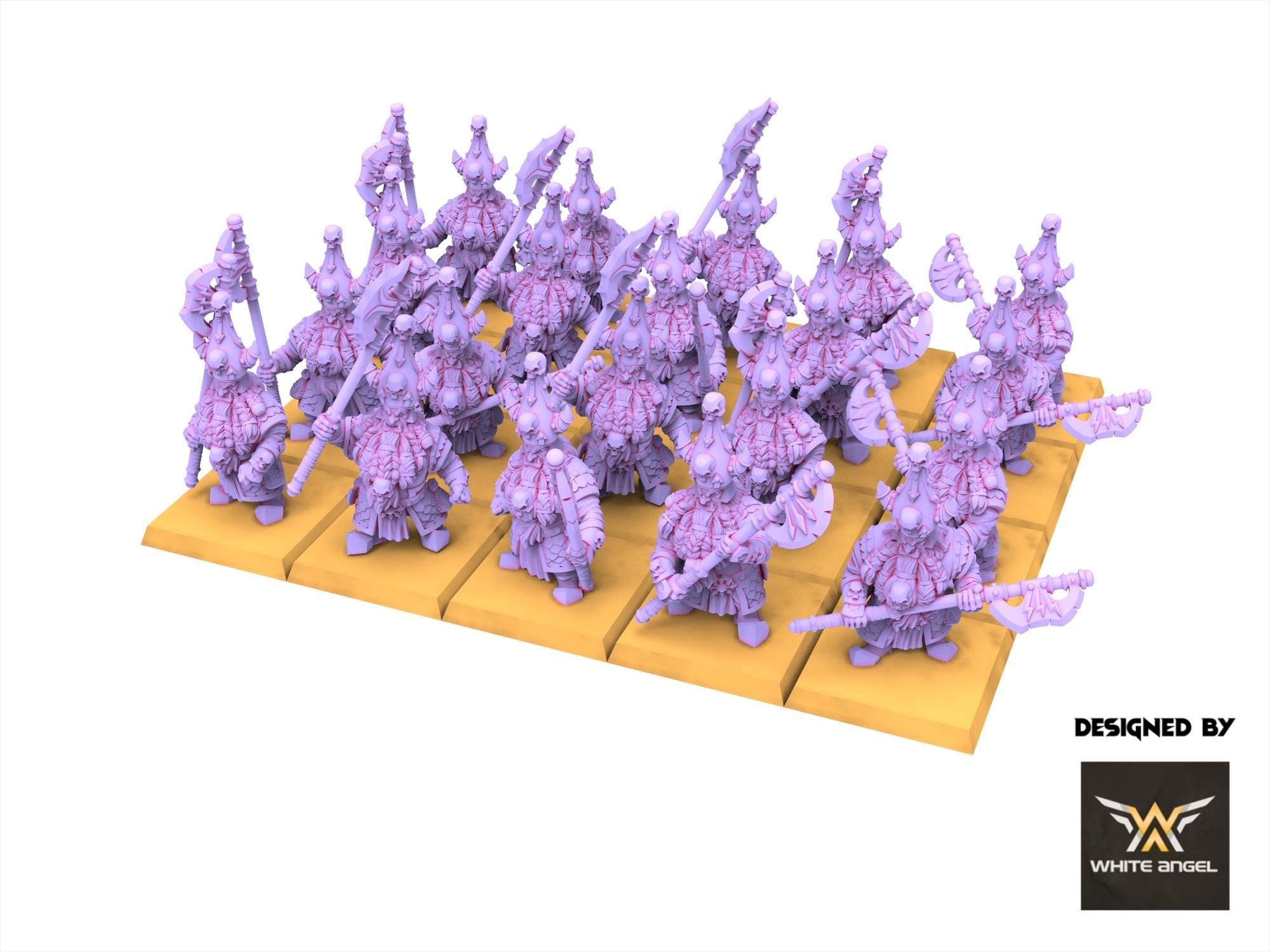 Chaos Dwarves - Infernal Lance - Infernal Dwarves - White Angel Miniatures