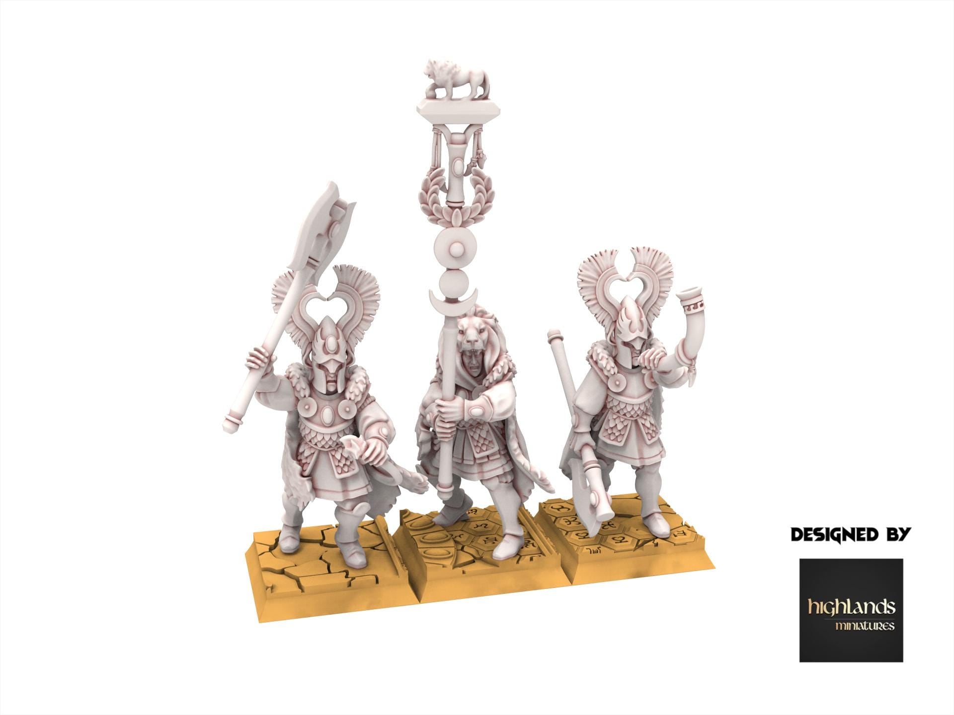 Hight Elves - Nemean Lions - Aegean - Highlands Miniatures