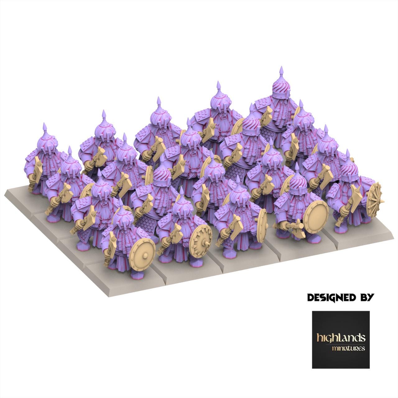 Chaos Dwarves - Warriors - Sons of Marduk - Highlands Miniatures