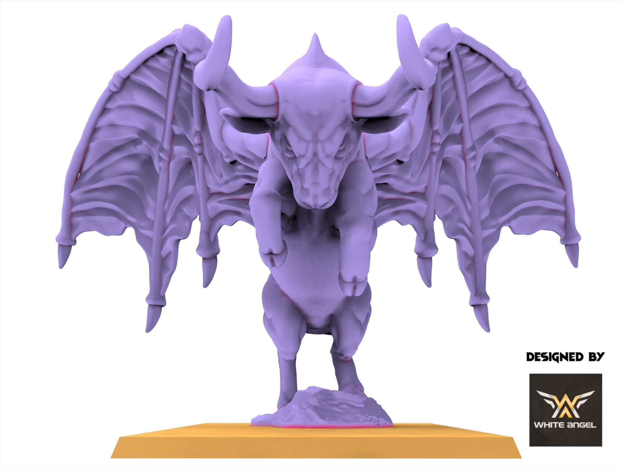 Chaos Dwarves - Infernal Bull - Infernal Dwarves - White Angel Miniatures