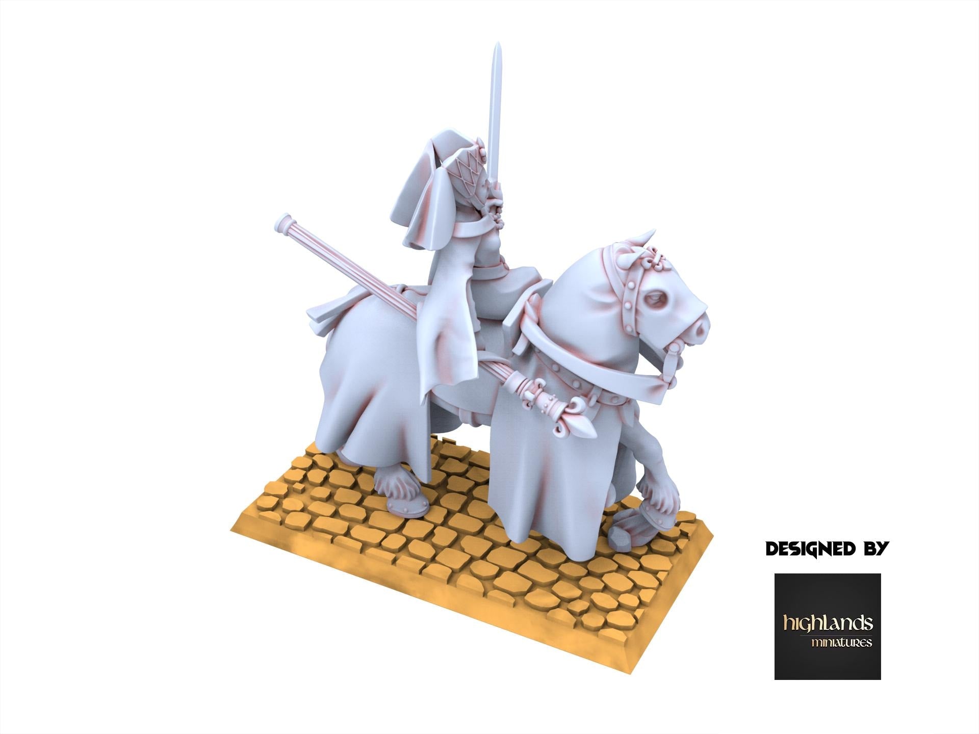 Arthurian Knights - Damsel - Gallia - Highlands Miniatures