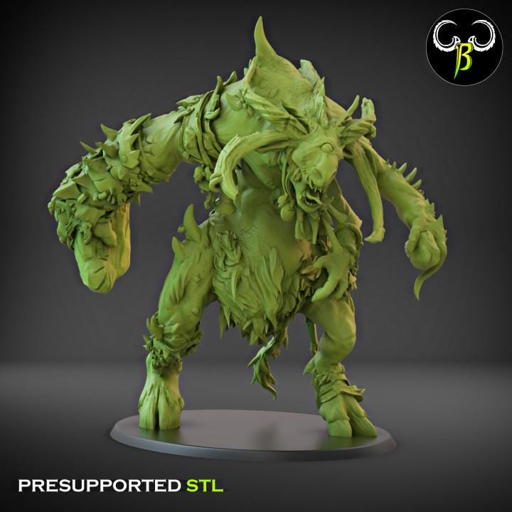 Beastmen - Cyclop Herd Behemont - Fallen Beast - ClayBeastCreation