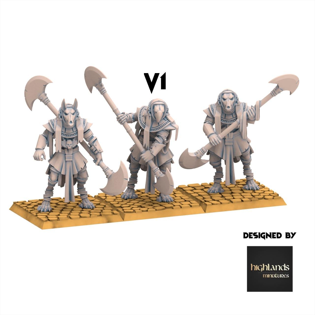 Eternal Dynasties - Anubis guard - Eternal Dynasties - Highlands Miniatures
