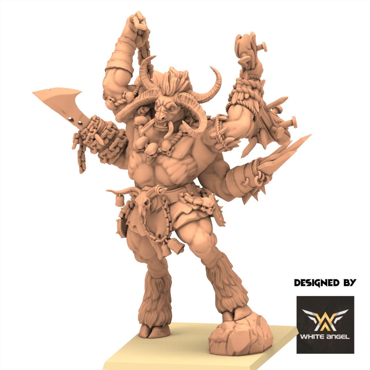 Beastmen - Beast Tetrarca - White Angel Miniatures