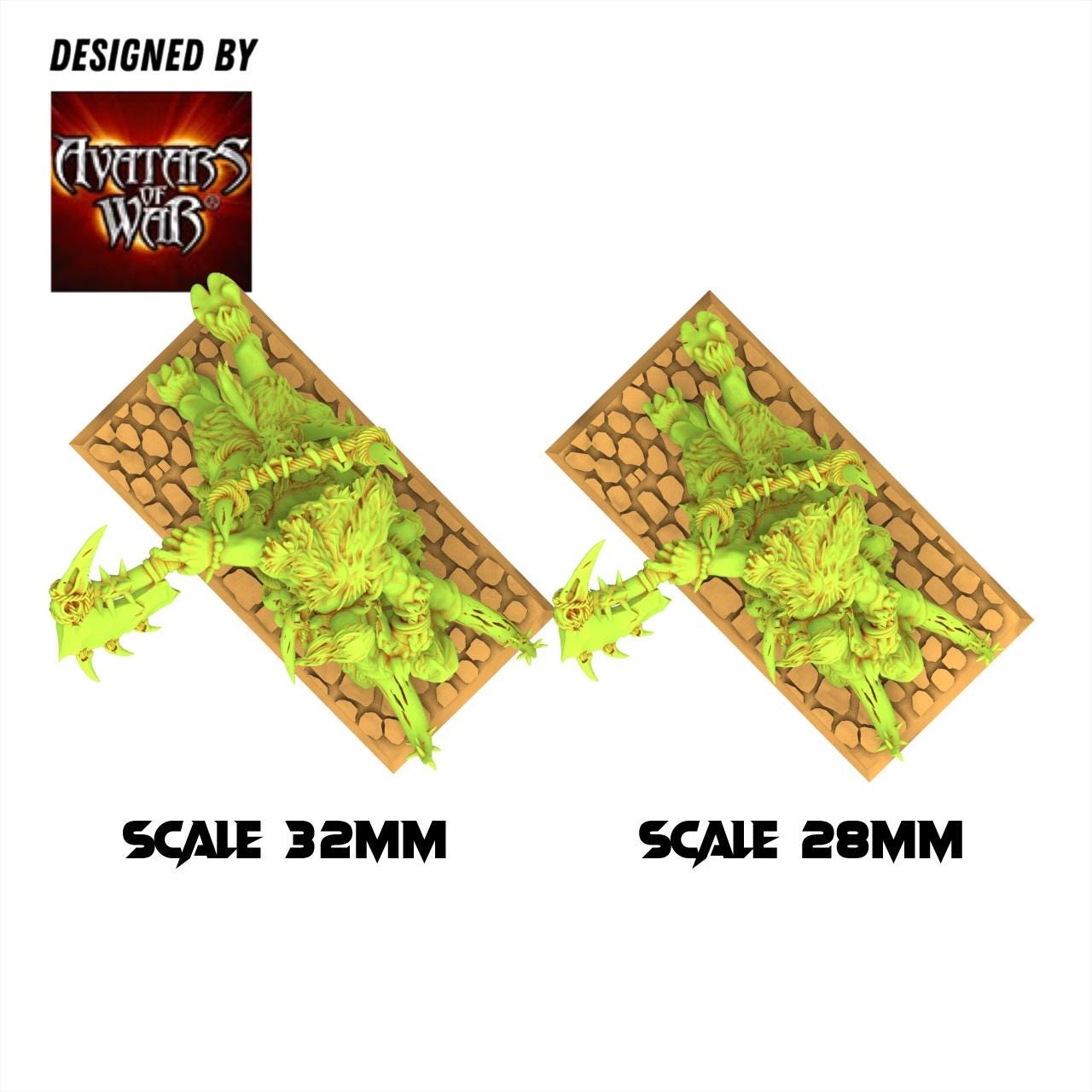 Orc & Goblin - Savage Orcs Warlords - 28/32mm scale - Avatar of War