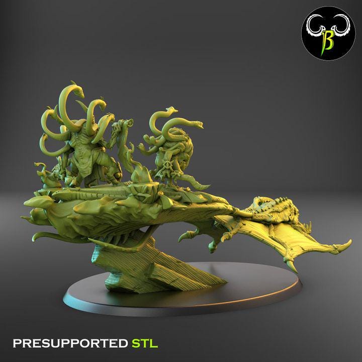 Demon - Fire Altar - Dark Legions - ClayBeastCreation