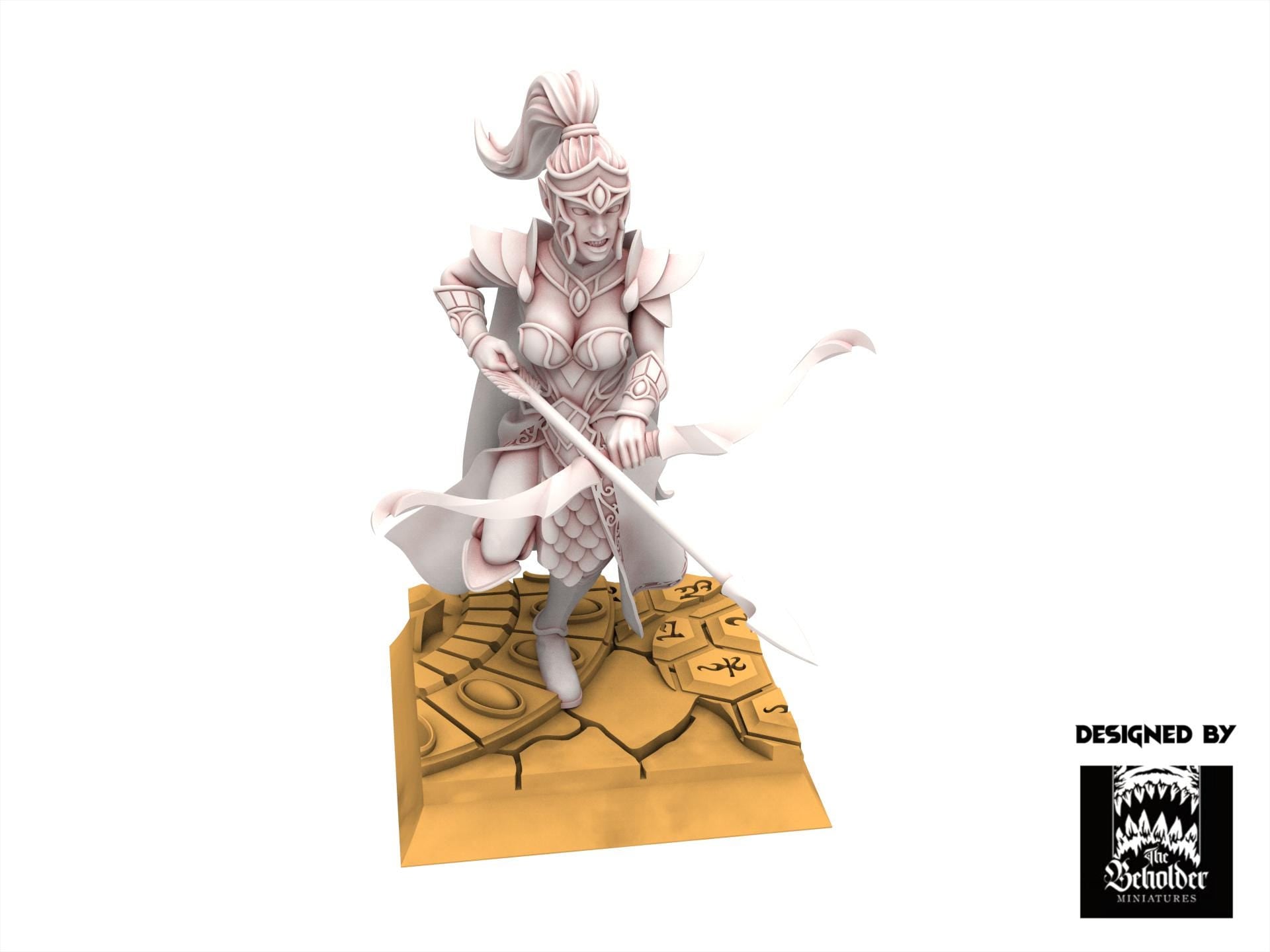 Hight Elves - Sisterhood Archer V1 - Silvermoor - The Beholder Miniatures