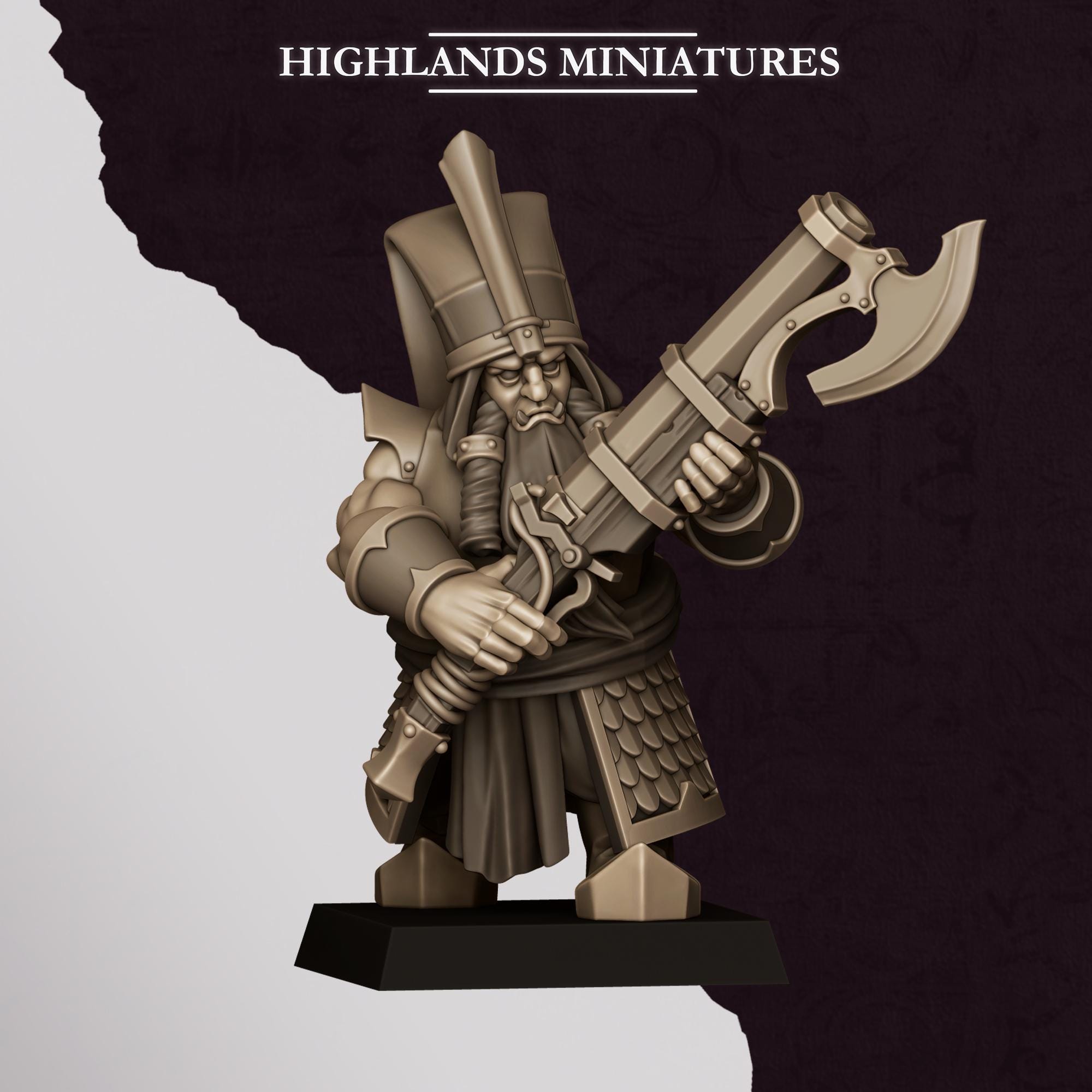 Chaos Dwarves - Shooters With Jezail - Sons of Marduk - Highlands Miniatures