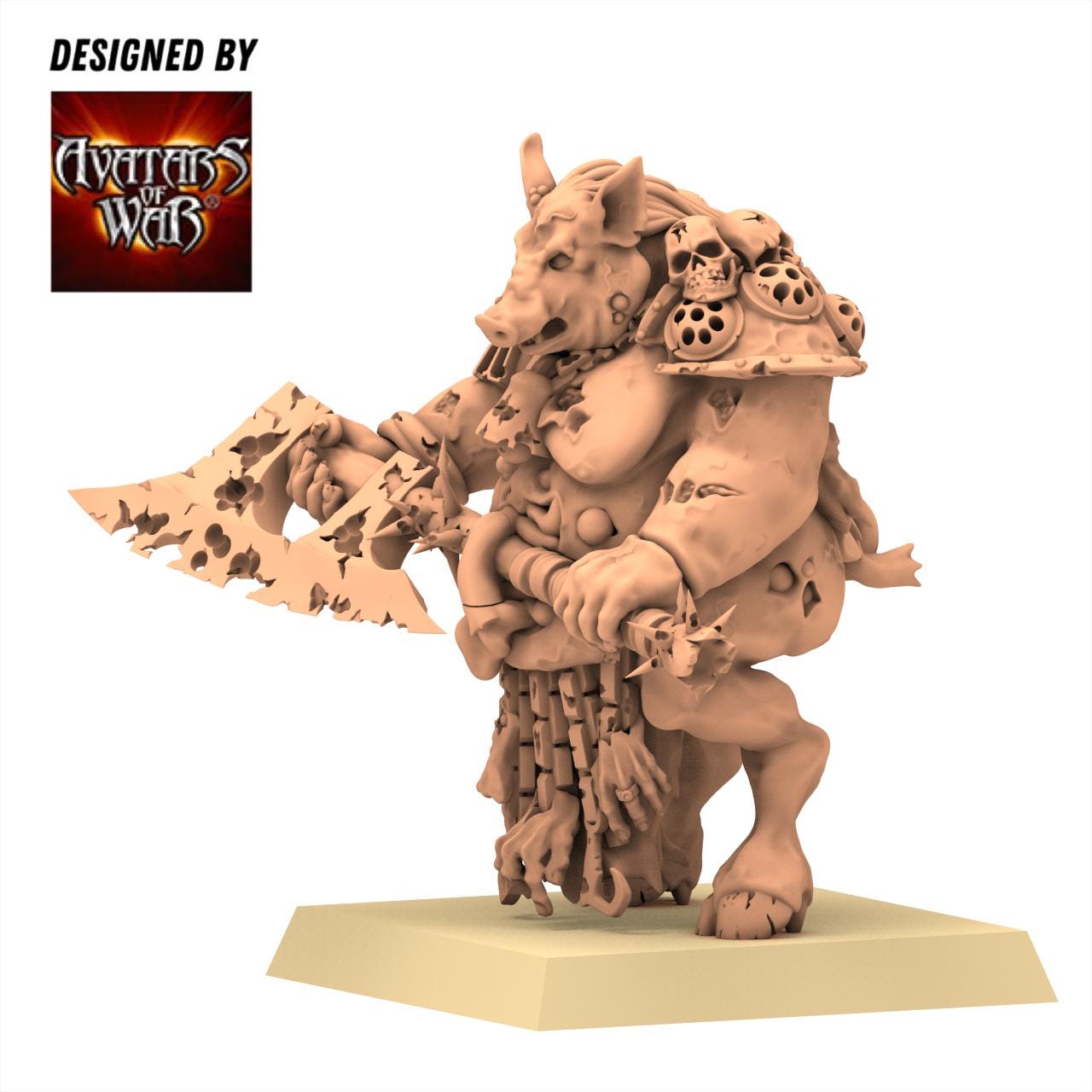 Beastmen - Lord of Pestilence - 28&32mm scale - Avatar of War