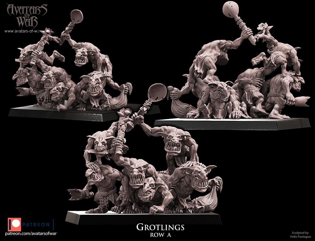 Orc & Goblin - Grotlings - Avatar of War