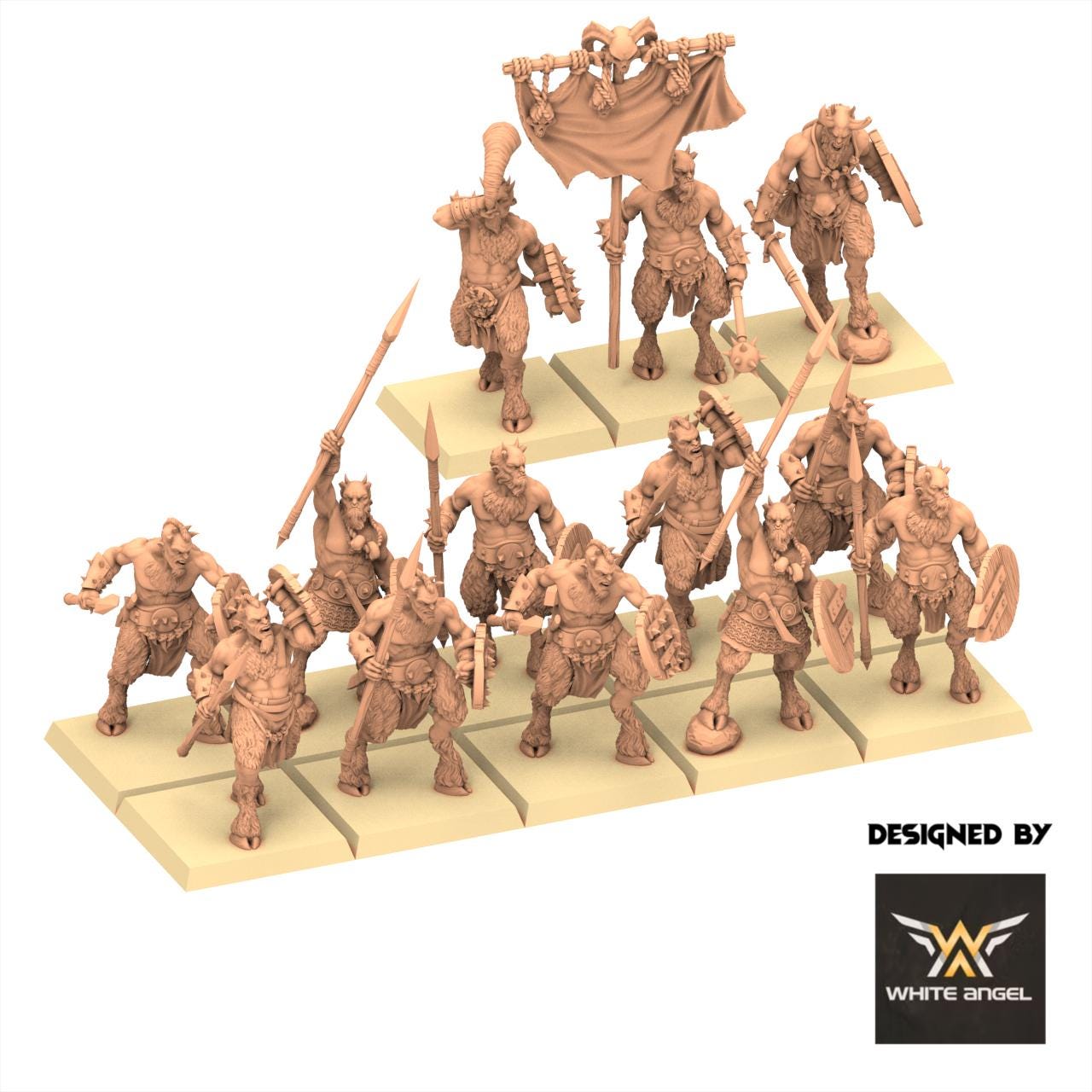 Beastmen - Beast Infantry - White Angel Miniatures