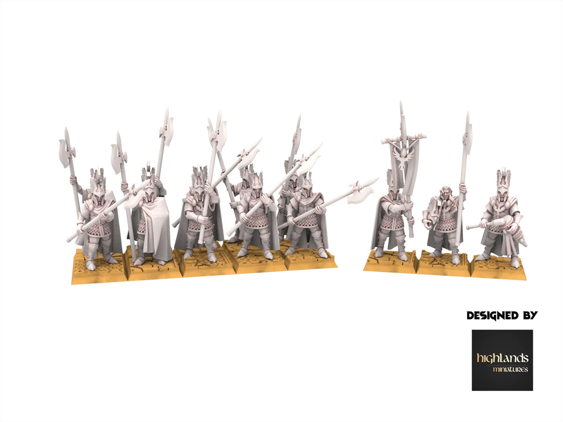 Hight Elves - Sword of Messara - Aegean - Highlands Miniatures