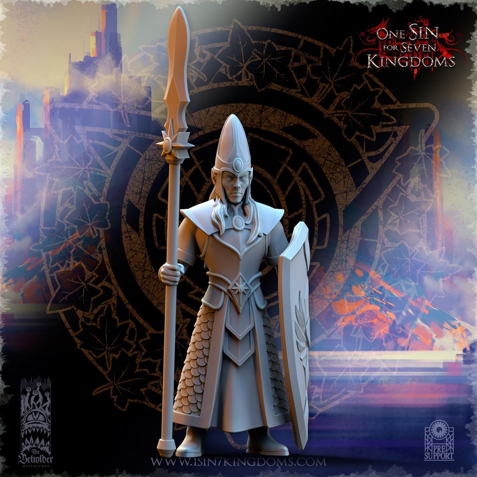 Hight Elves - Kingdom Militia - Silvermoor - The Beholder Miniatures
