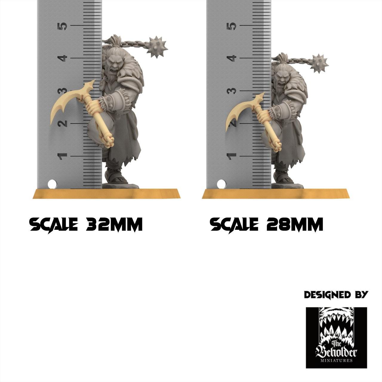 East Empire - Altan, Mecenary Ogre Boss - Astarii Dynasty - The Beholder Miniatures