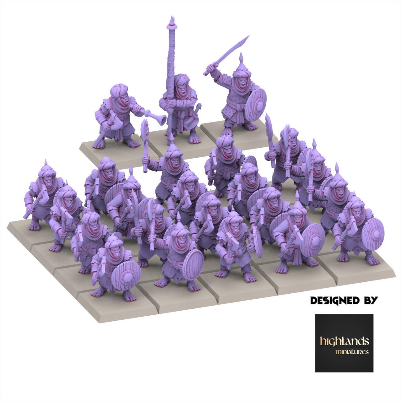 Chaos Dwarves - Hobgoblin Warrior - Sons of Marduk - Highlands Miniatures