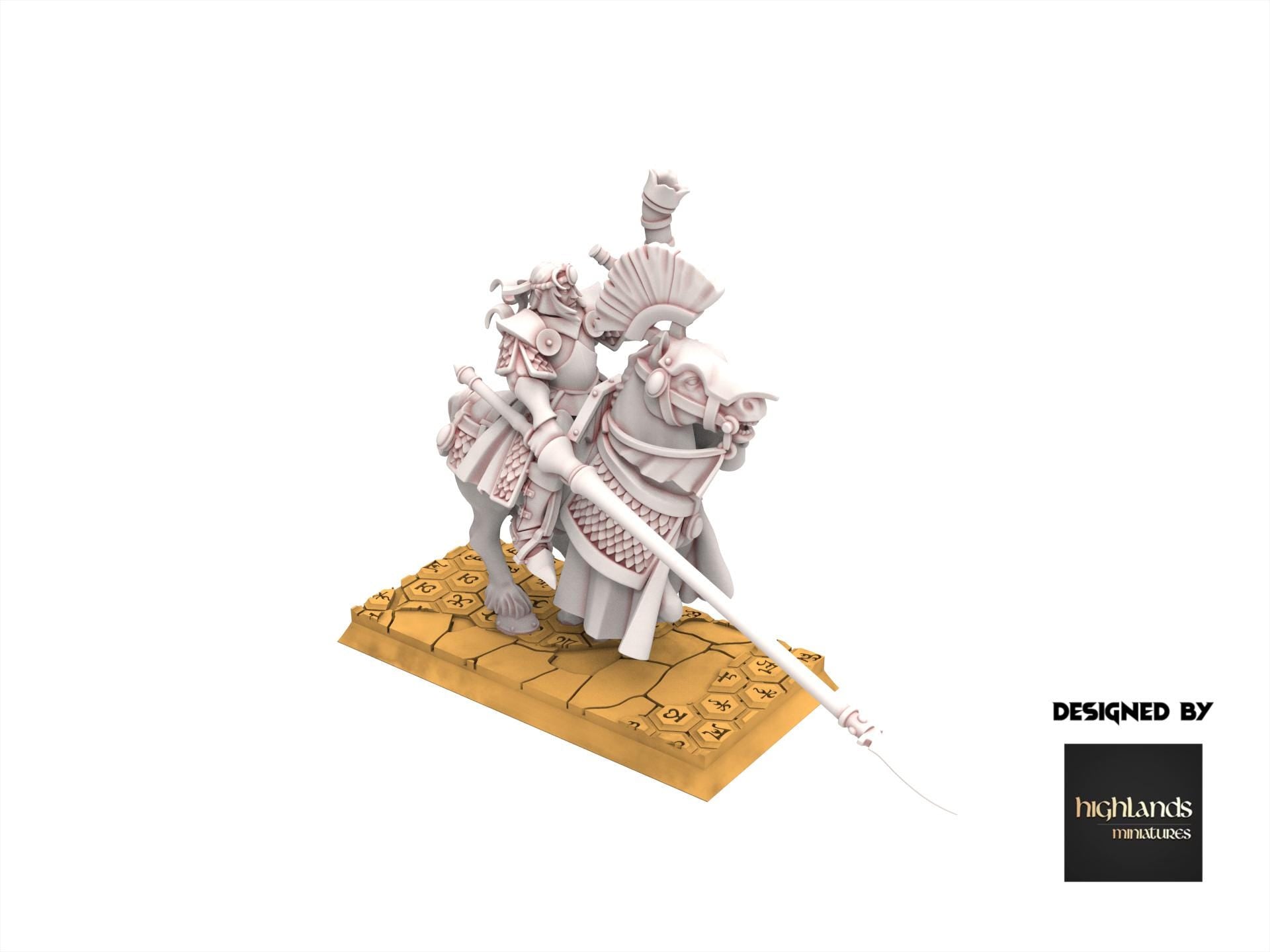Hight Elves - Mounted Lances - Aegean - Highlands Miniatures