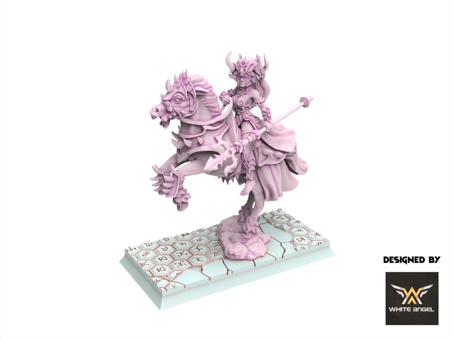 Dark Elves - Dark Mother Rider - Slaves of Darkness - White Angel Miniatures