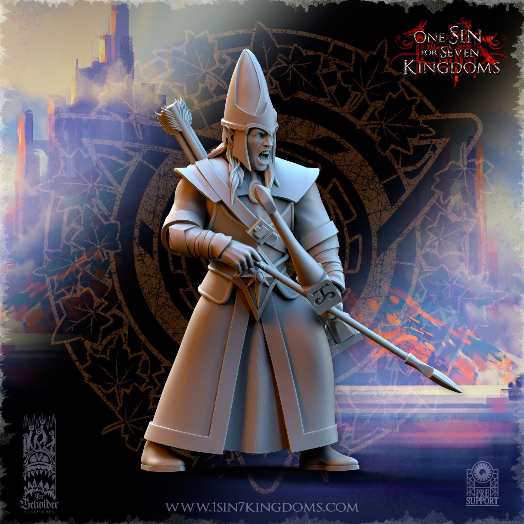Hight Elves - Kingdom Militia - Silvermoor - The Beholder Miniatures