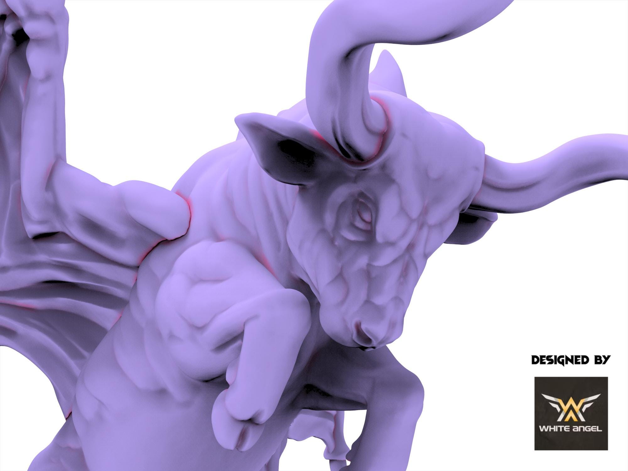 Chaos Dwarves - Infernal Bull - Infernal Dwarves - White Angel Miniatures