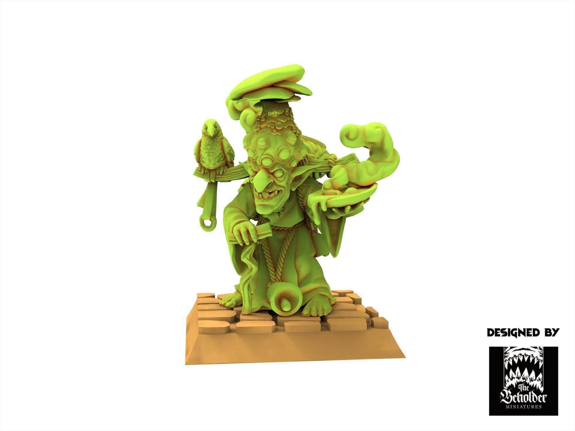 Orc & Goblin - Mushroom Eaters - The Black horde - The Beholder Miniatures