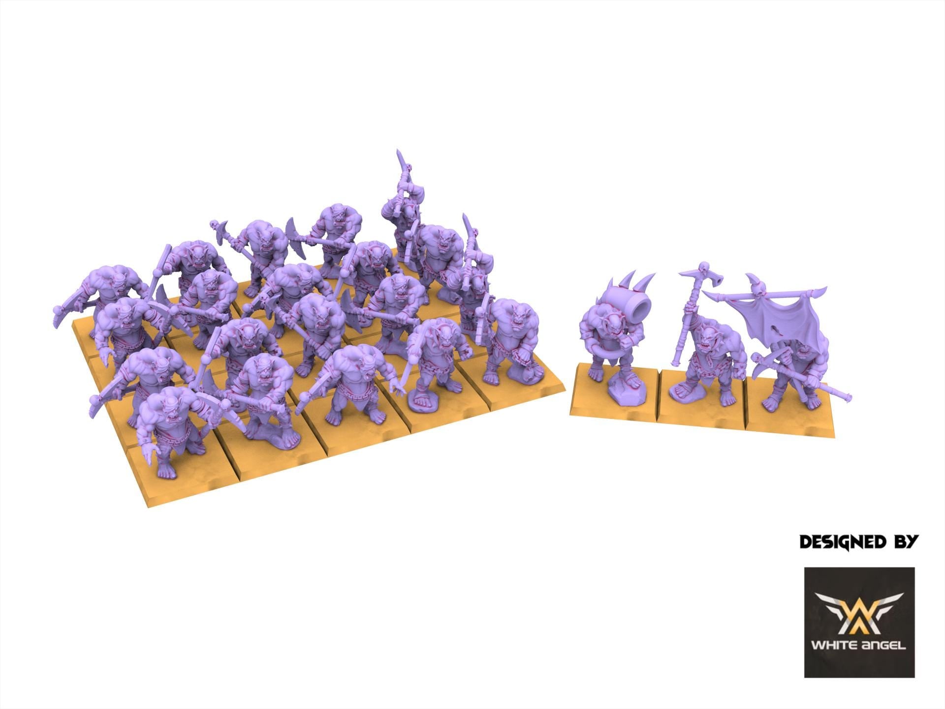 Chaos Dwarves - Infernal Orc Slave - Infernal Dwarves - White Angel Miniatures