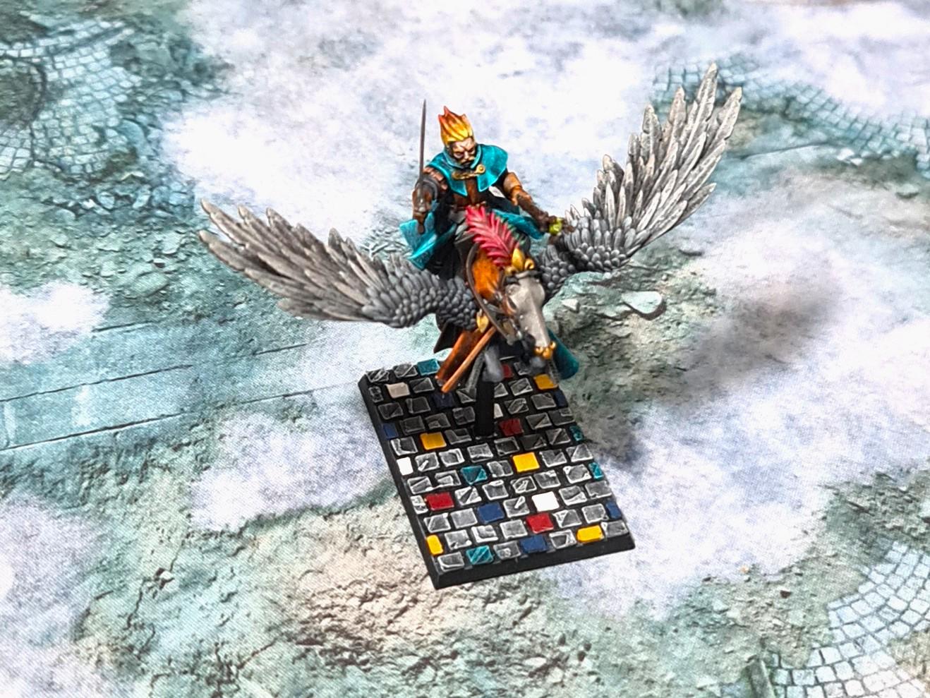 Imperial Fantasy - Lord Wizard on Pegasus - Sunland - Highlands Miniatures