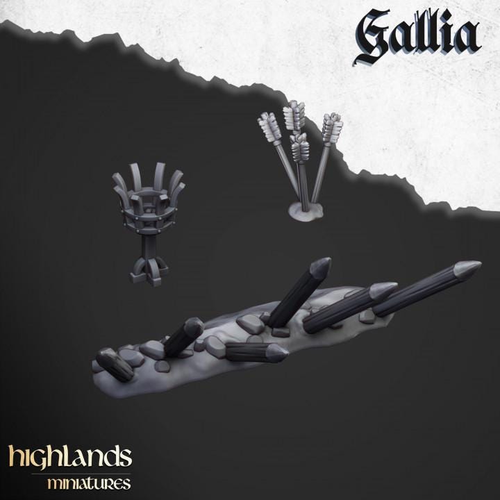 Arthurian Knights - Archer - Gallia - Highlands Miniatures