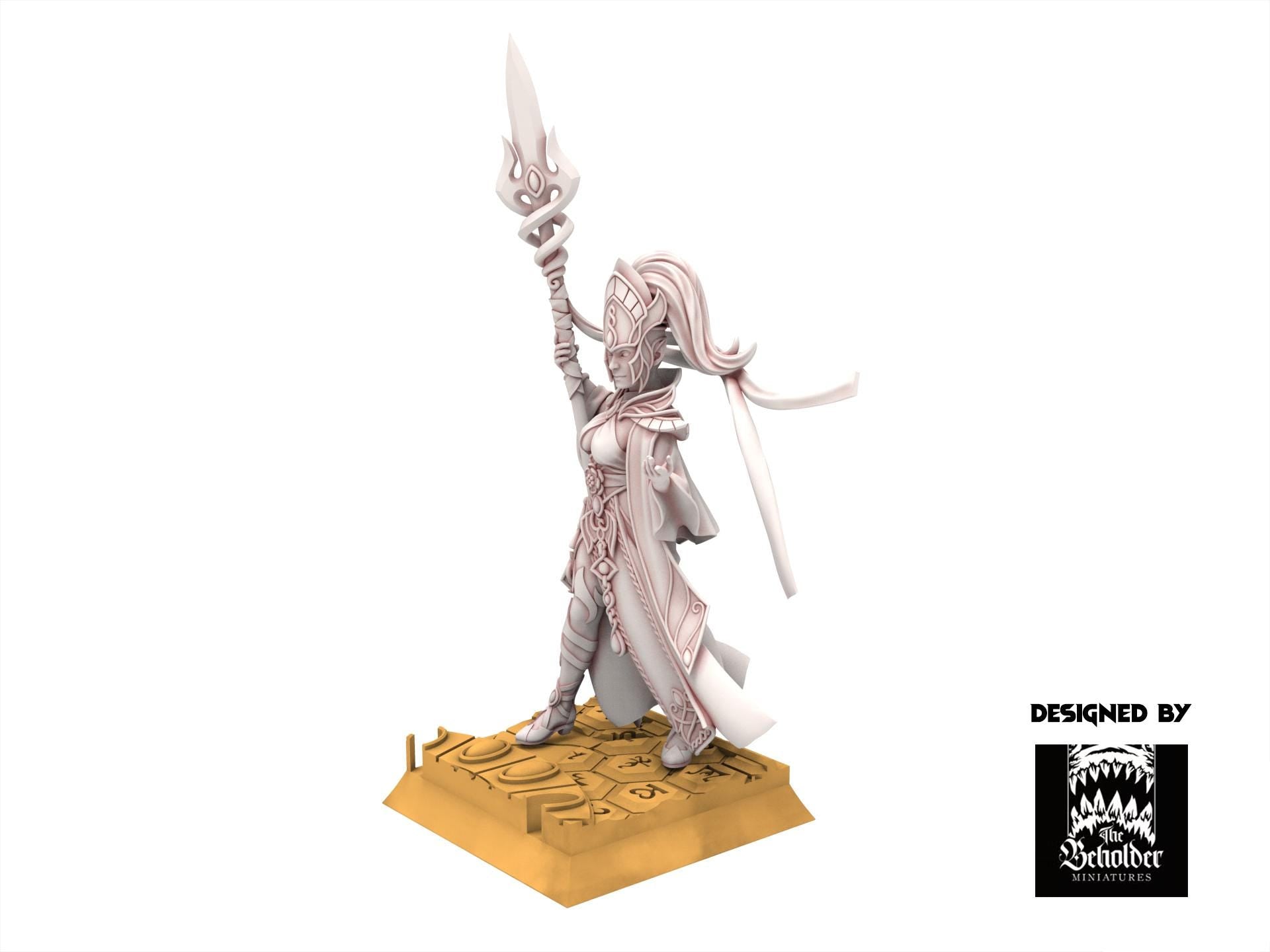 Hight Elves - Sephirya, Queen of the Moor - Silvermoor - The Beholder Miniatures