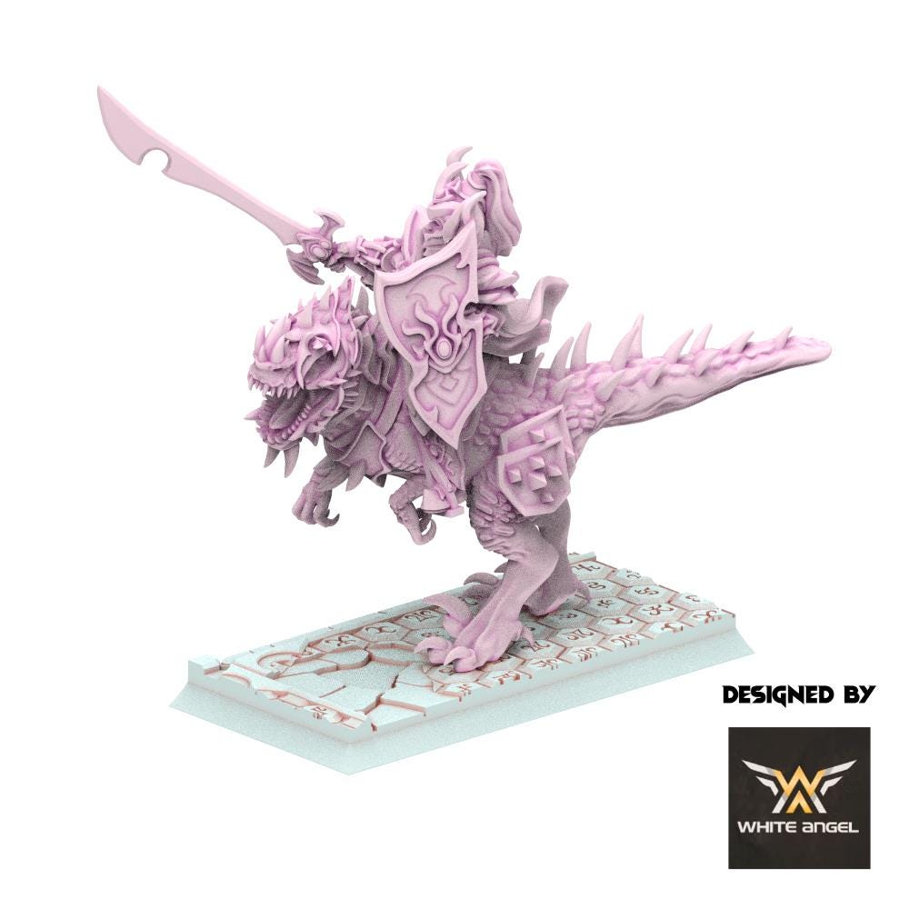 Dark Elves - Dark Emperor Raptor - Slaves of Darkness - White Angel Miniatures