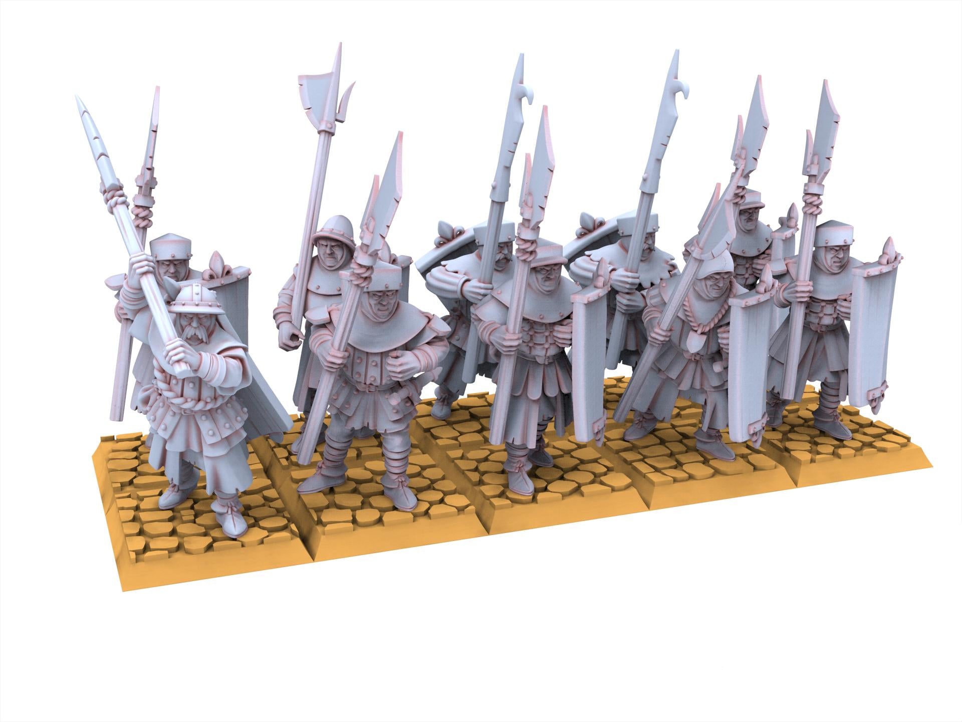 Arthurian Knights - Men at Arms - Gallia - Highlands Miniatures