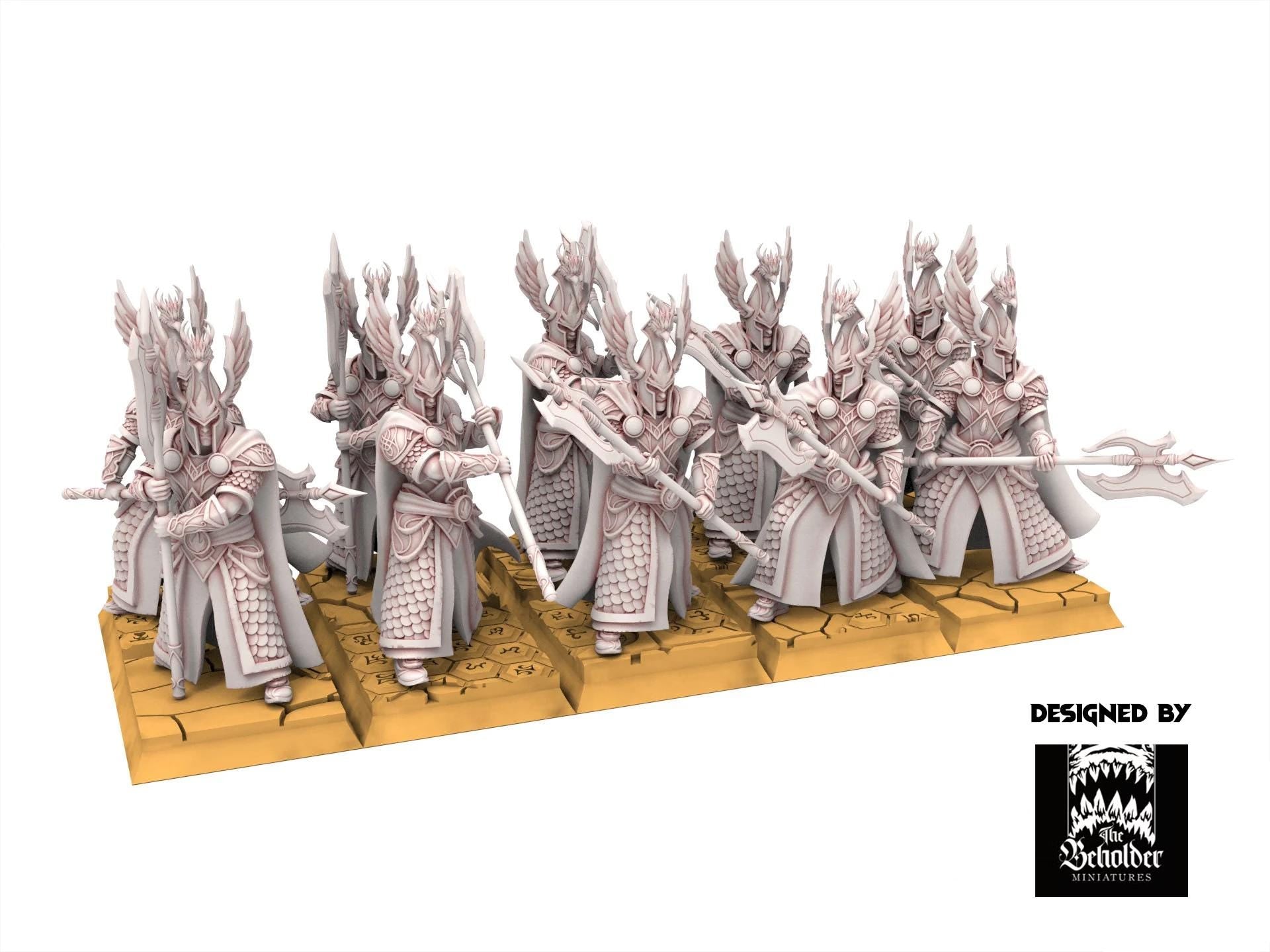 Hight Elves - Searing Bird Guardians - Silvermoor - The Beholder Miniatures