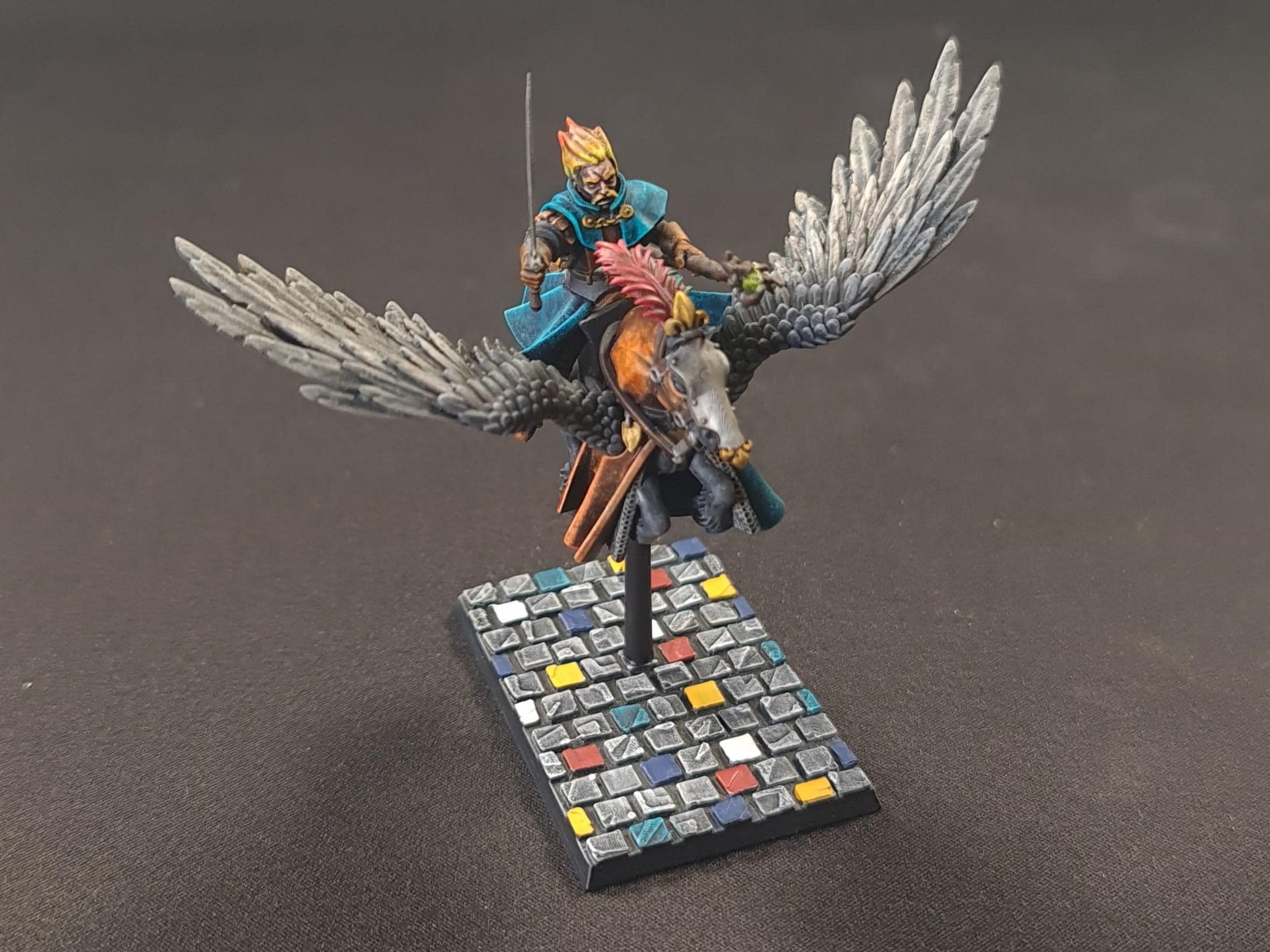 Imperial Fantasy - Lord Wizard on Pegasus - Sunland - Highlands Miniatures