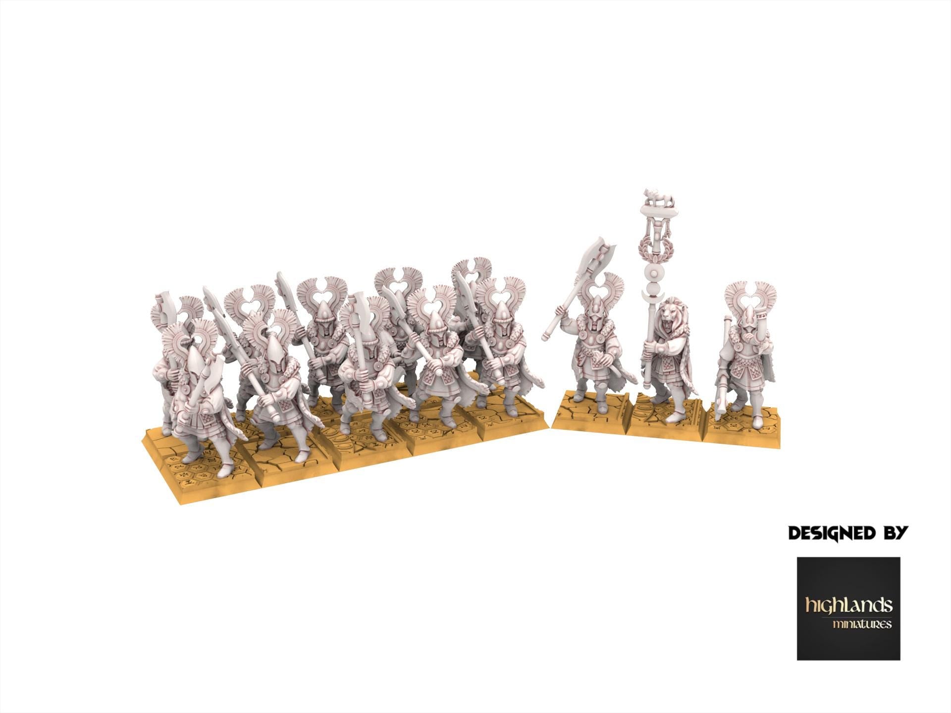 Hight Elves - Nemean Lions - Aegean - Highlands Miniatures