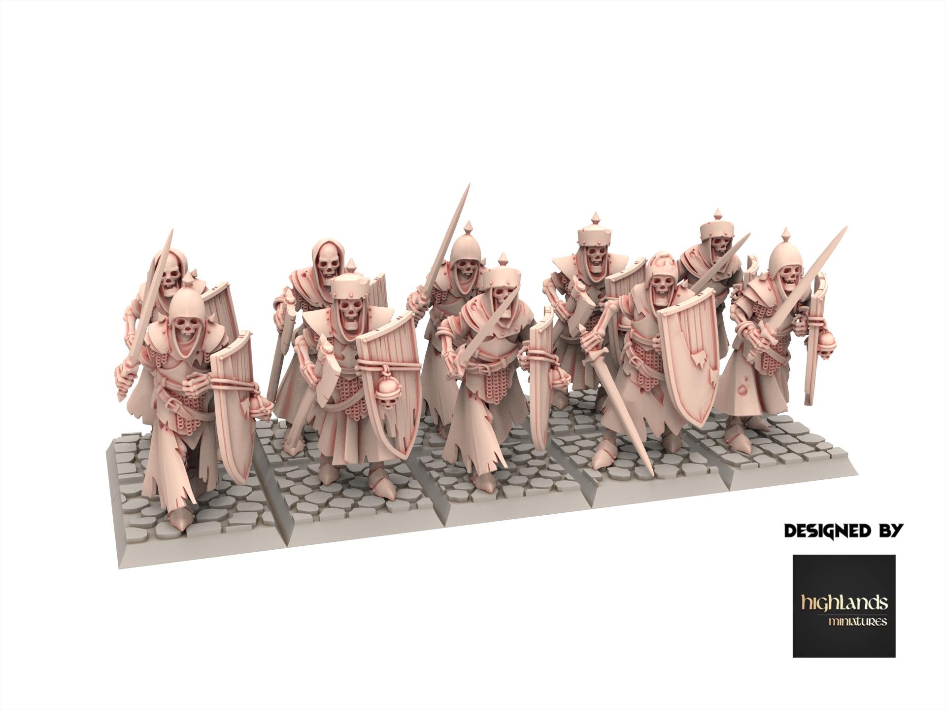 Undead - Skeletal Guard V2 - Transilvanya - Highlands Miniatures