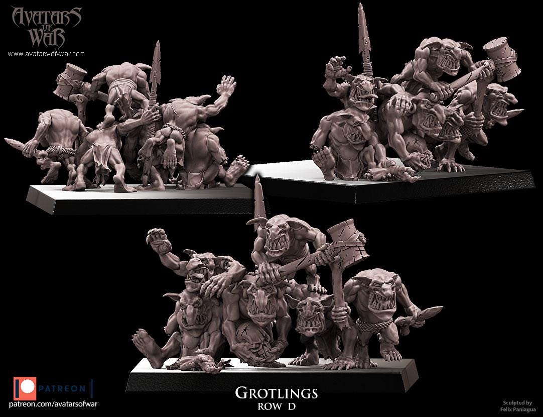 Orc & Goblin - Grotlings - Avatar of War
