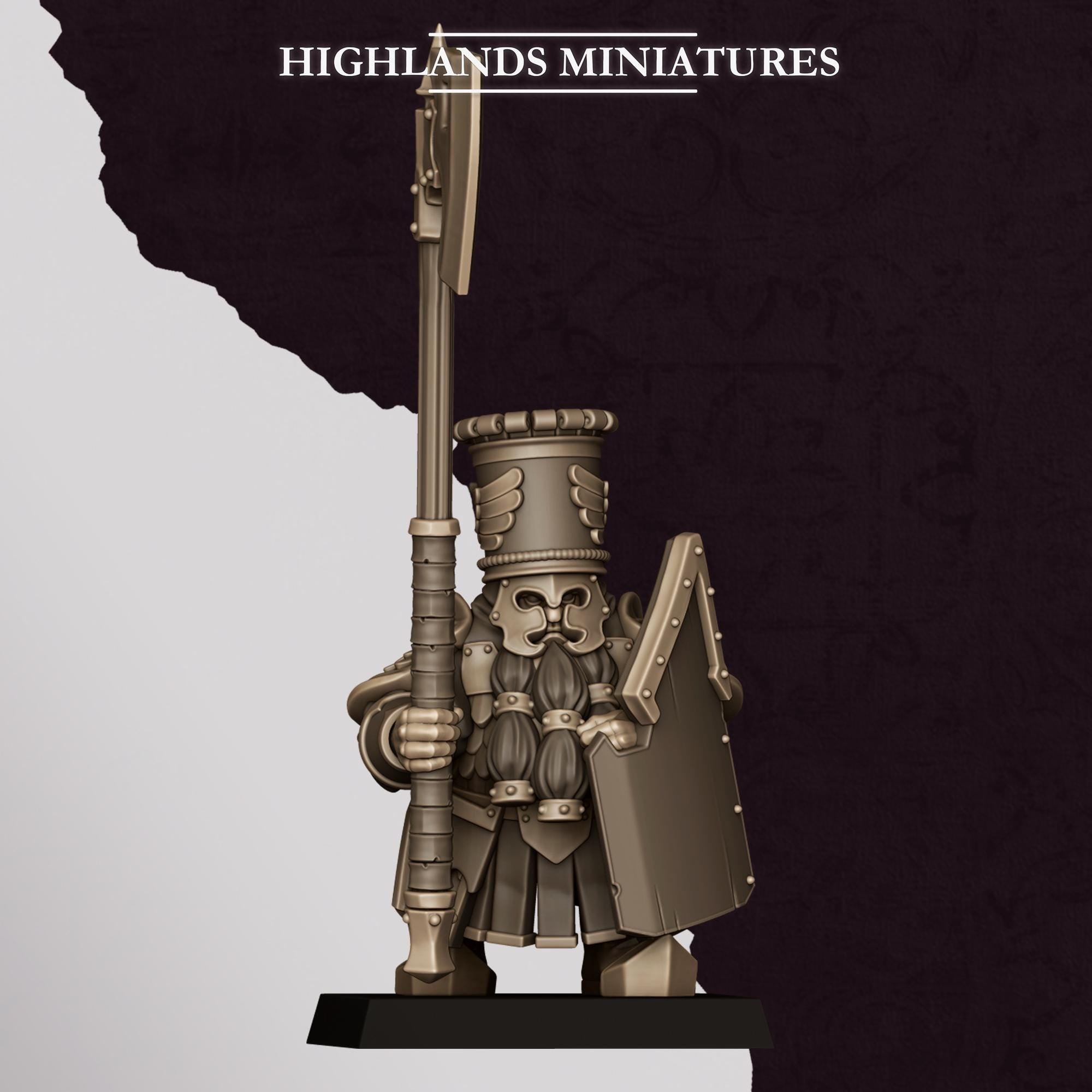 Chaos Dwarves - Heavy Guard - Sons of Marduk - Highlands Miniatures