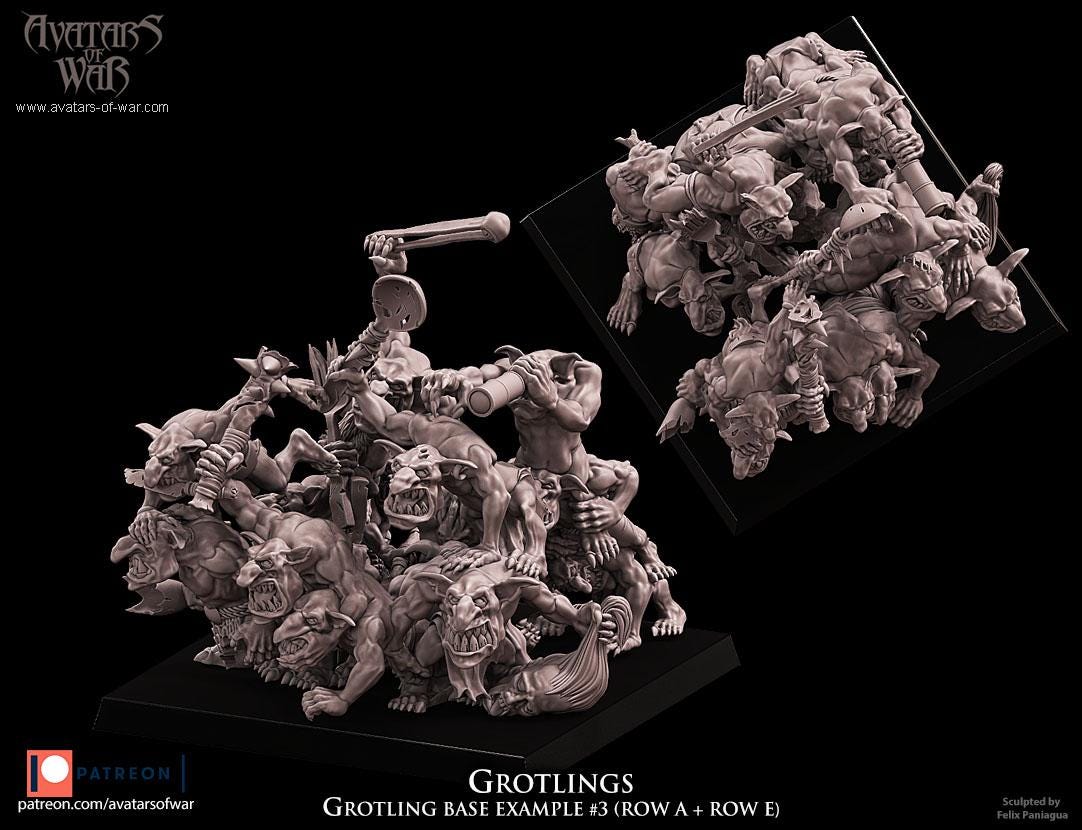 Orc & Goblin - Grotlings - Avatar of War
